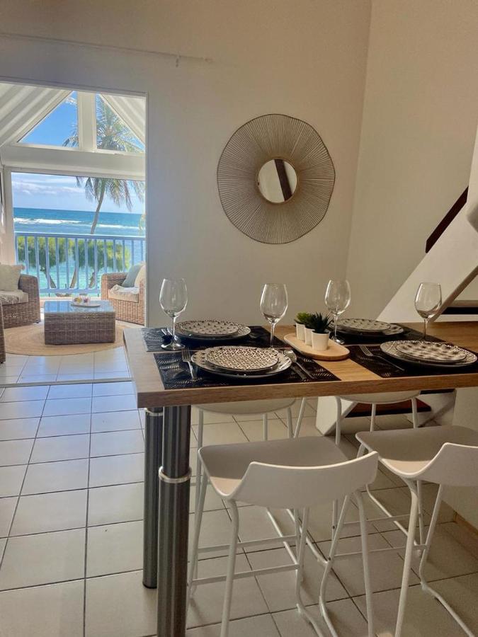 Ti Macloa - Appartement Les Pieds Dans L'Eau Sainte-Anne  Eksteriør bilde